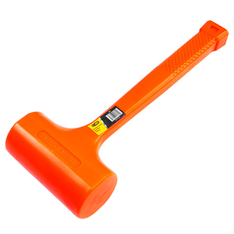 Stark USA 15153 4lblb Dead Blow Hammer Mallet Absorbing Non-Slip Handle Neon