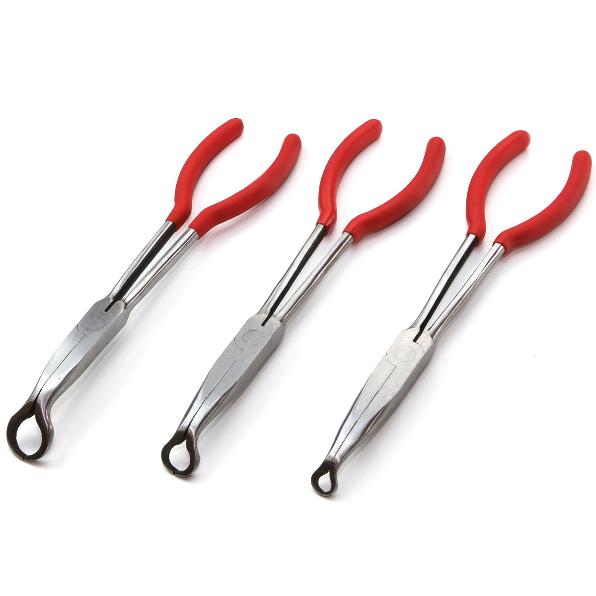 XtremepowerUS 9pc Long Reach Plier 11" Mechanics Electricians Craft W/ Pouch