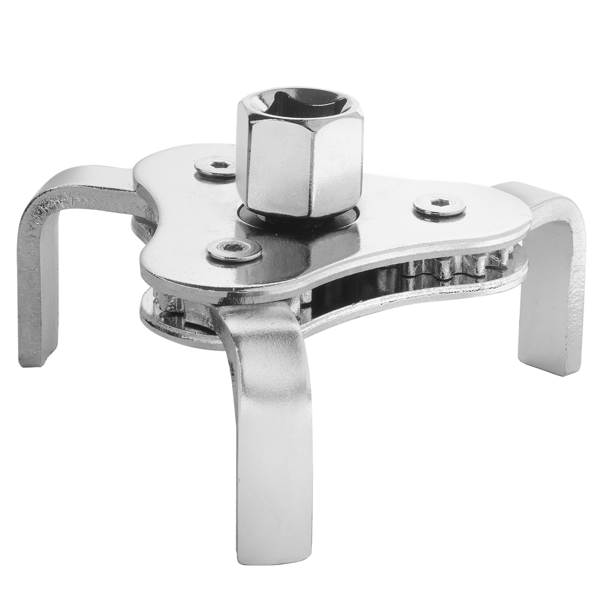 XtremepowerUS 2-Way Oil Filter Wrench Auto Adjustable Universal 3-Jaw Remover