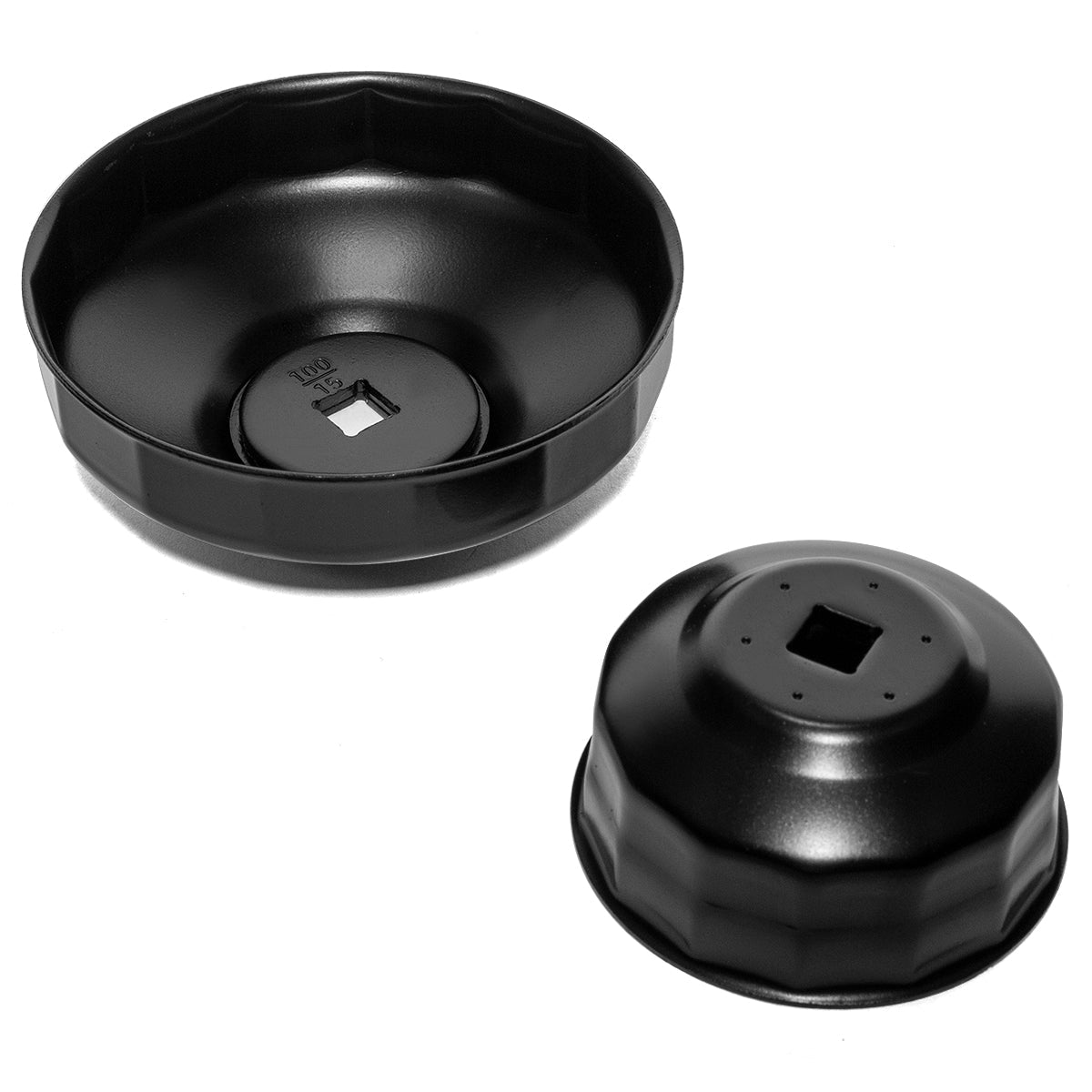 XtremepowerUS 10-Pieces Universal Oil Change Filter Cap Wrench Cup Socket Set