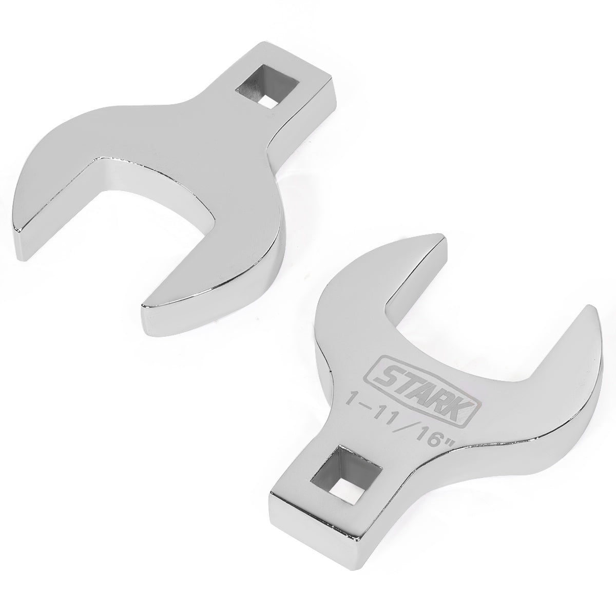 Stark USA 14-Piece 1/2 in. Drive Jumbo Crowfoot Wrench with Storage Tray HD Set