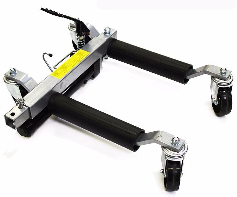 Stark USA 2PCS Car Dolly Hydraulic Lift Roller Vehicle Positioning Tow 1500LBS