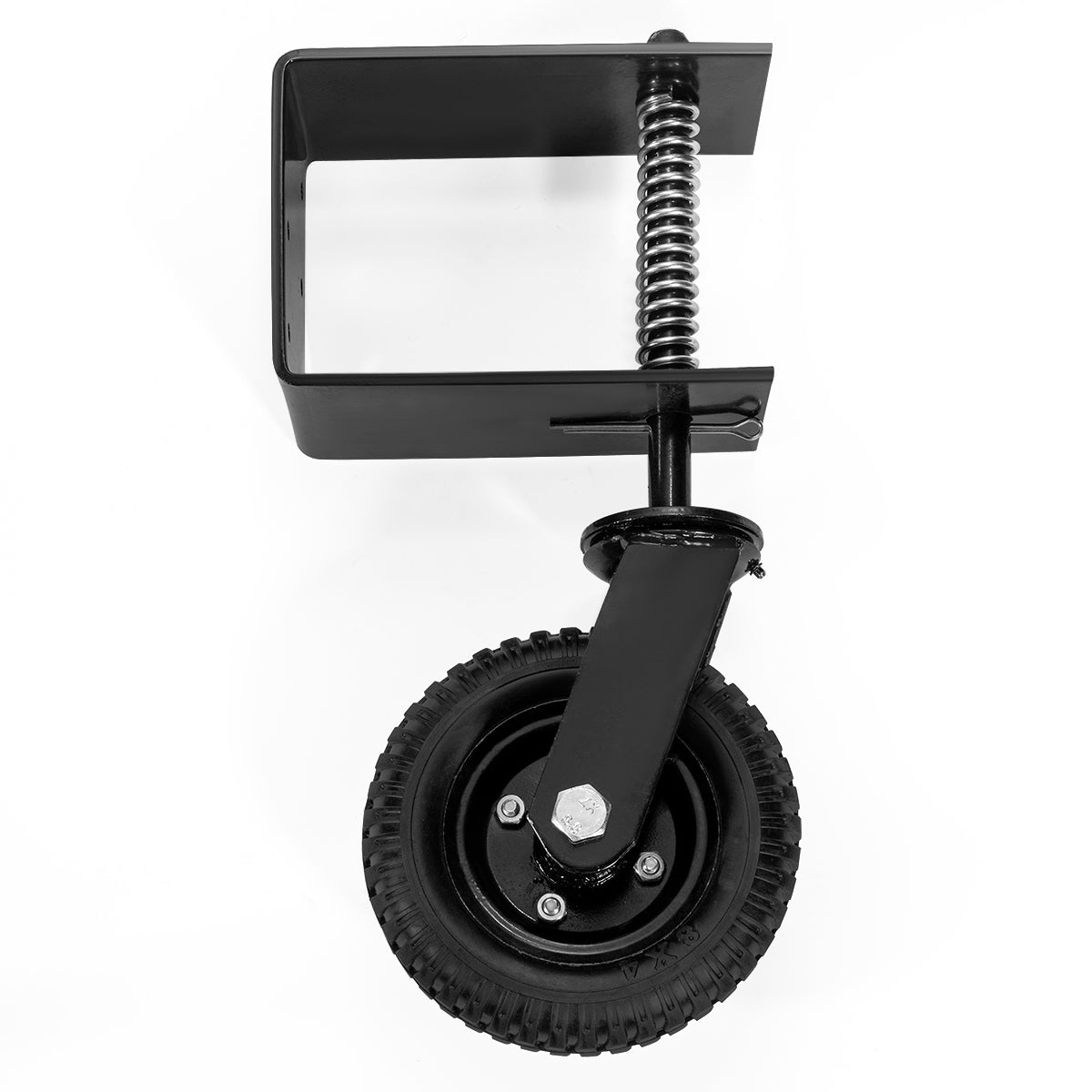 Stark Heavy-Duty Gate Wheel Steel Spring Loaded Hardware Fence Swivel Caster