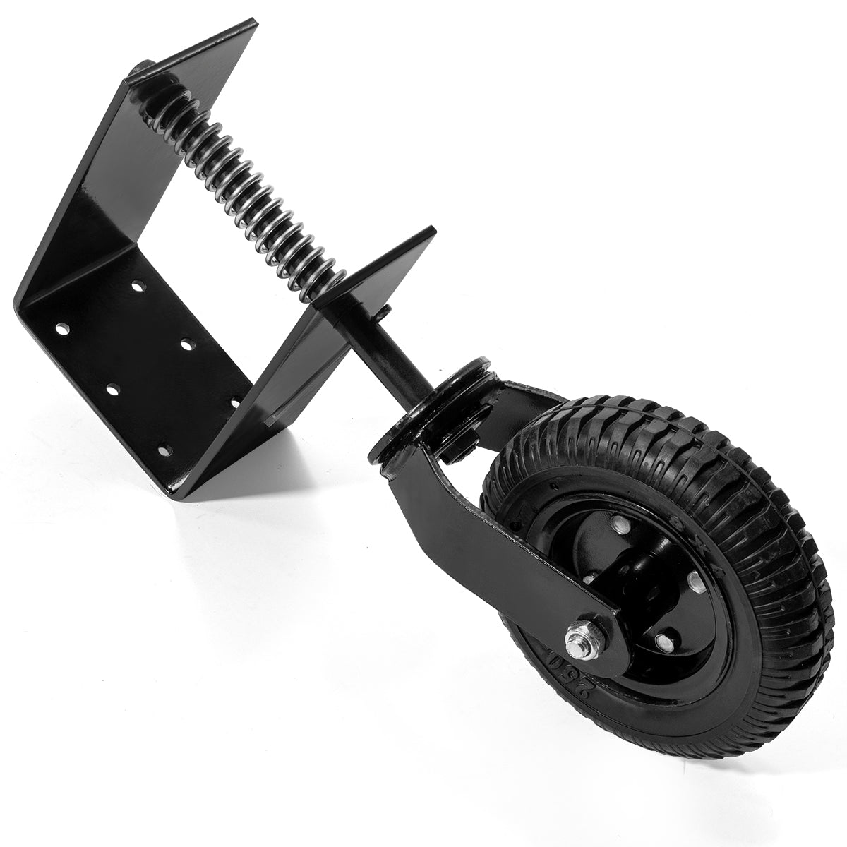 Stark Heavy-Duty Gate Wheel Steel Spring Loaded Hardware Fence Swivel Caster