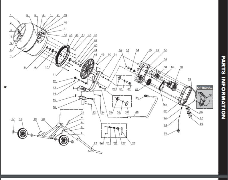 P67008 #14 drive pinion shaft