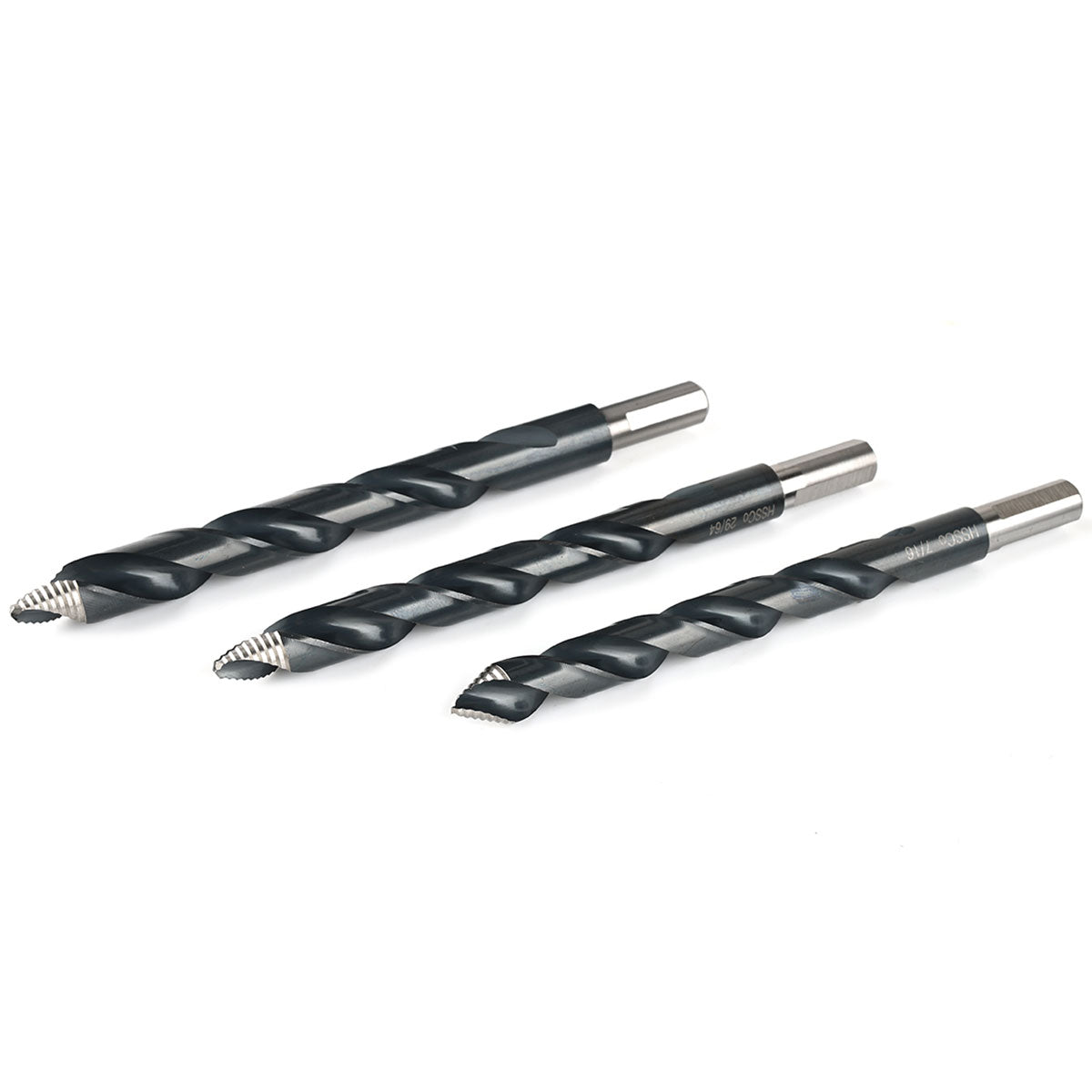 Stark USA 21PCS Turbo Stepped Tip Drill Bit Length 1/16" - 3/8" Drill Bit Set