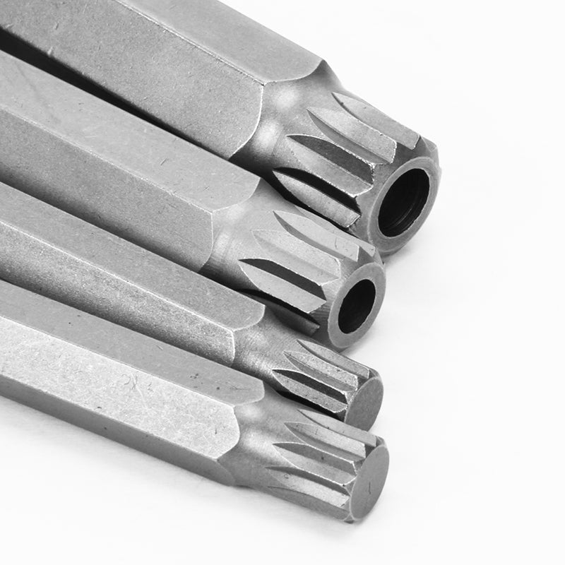 Stark USA 10PC XZN Triple Square Spline Long Deep Drive Socket Driver Bit Tool