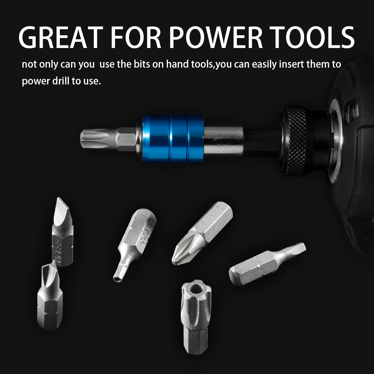 Stark USA 148-Pieces 1/4" Master Security Screwdriver Hex Torx Tamper Driving