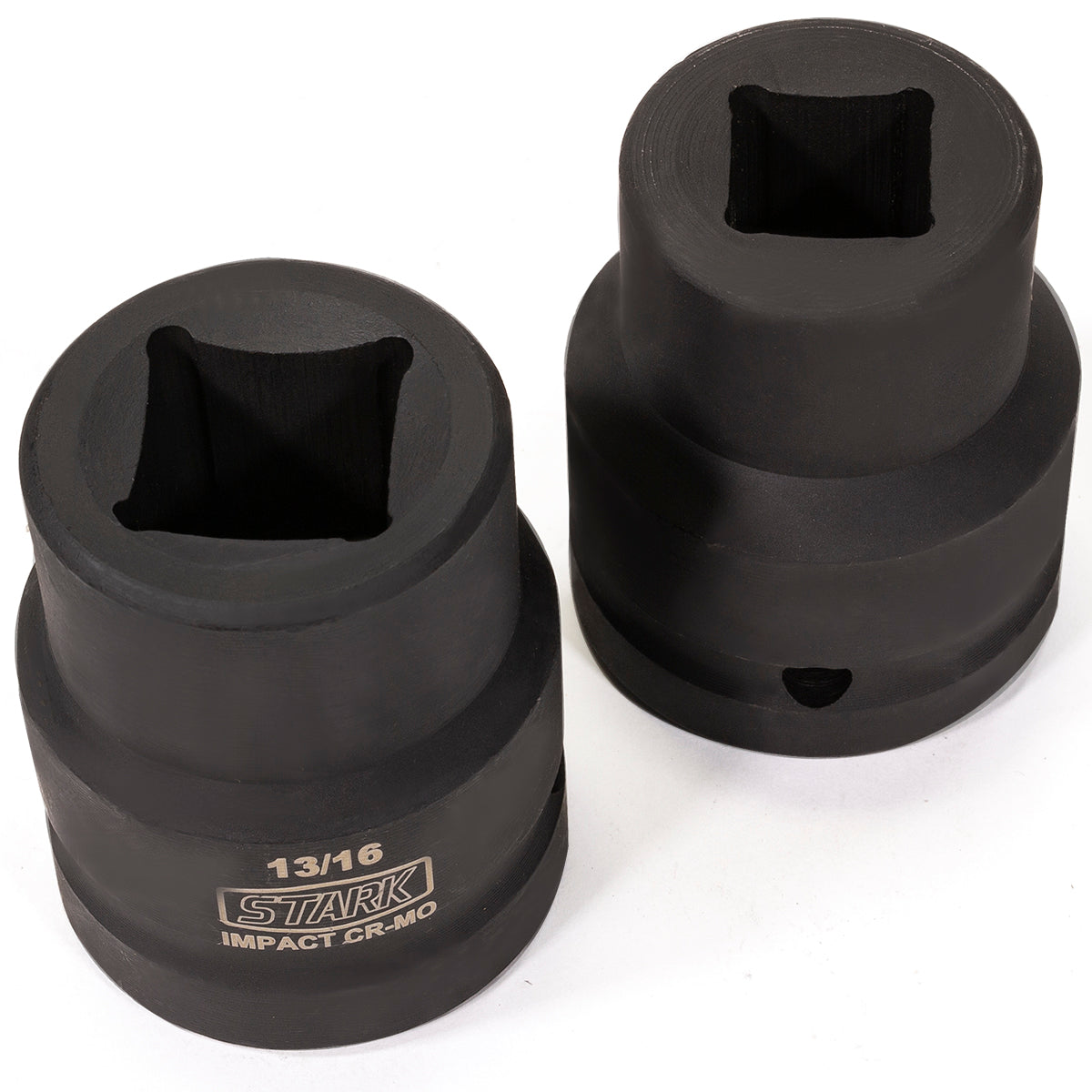 Stark USA 11-PC Deep Socket Set Truck Wheel 1" Drive Impact Metric SAE Cr-Mo