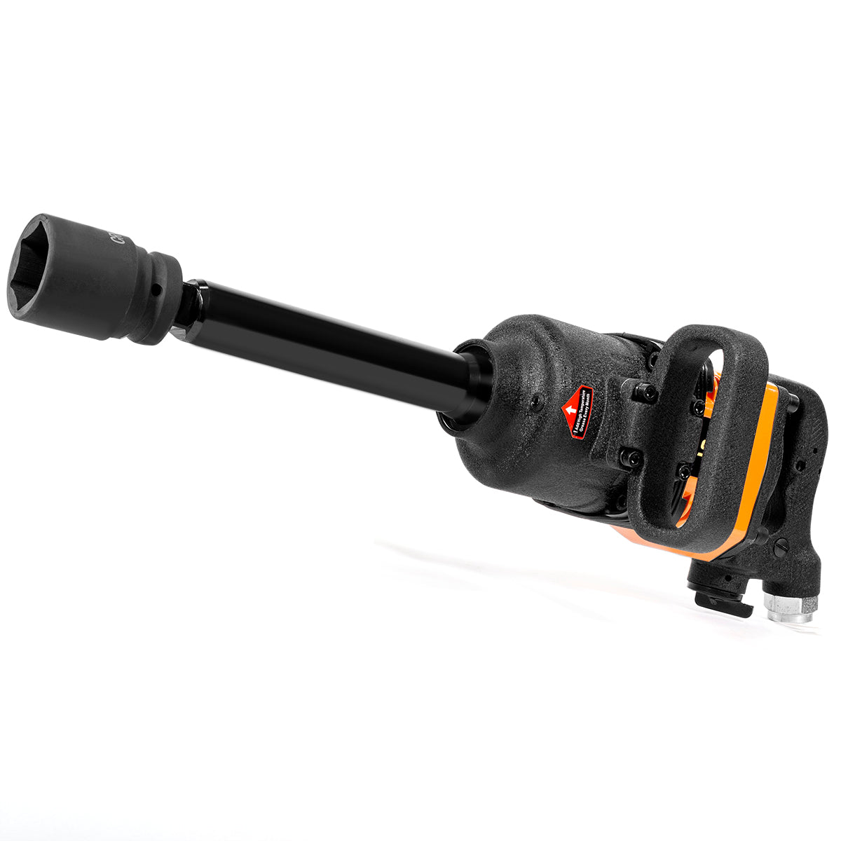 Stark USA 1" Drive Air Impact Wrench Gun Long Shank 1900 ft/lbs 38mm & 41mm Case