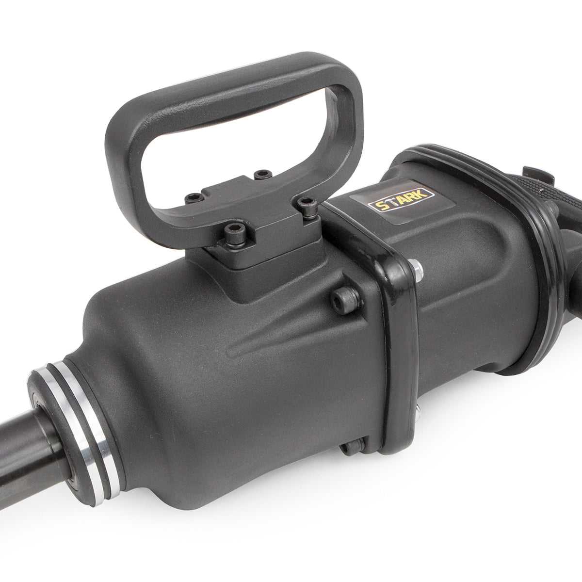 Stark USA 1" Drive Air Impact Wrench Gun Long Shank 1900 ft/lbs 38mm & 41mm Case