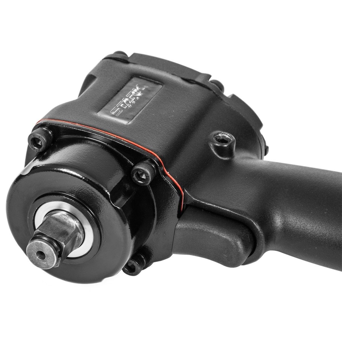 Stark USA 1/2" DR Drive Air Impact Wrench Composite Pneumatic 500 ft/lb Torque
