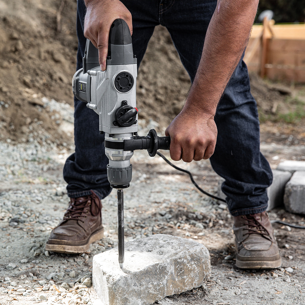 XtremepowerUS 1180W Rotary Hammer Drill Bits Electric 1-1/4" SDS Variable Speed