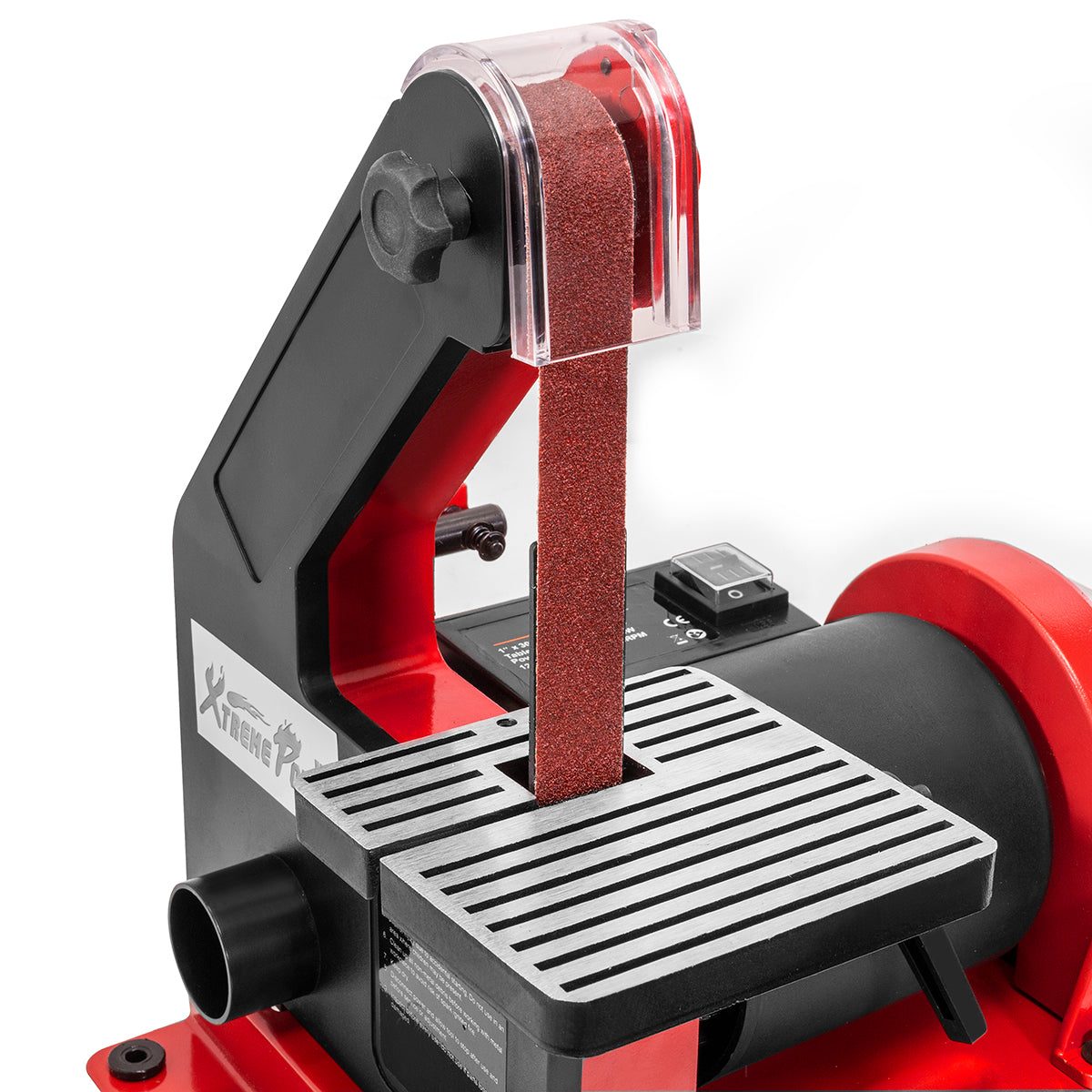 XtremepowerUS Belt 5" Disc Sander 1" X 30" Polish Grinder Machine Work Station