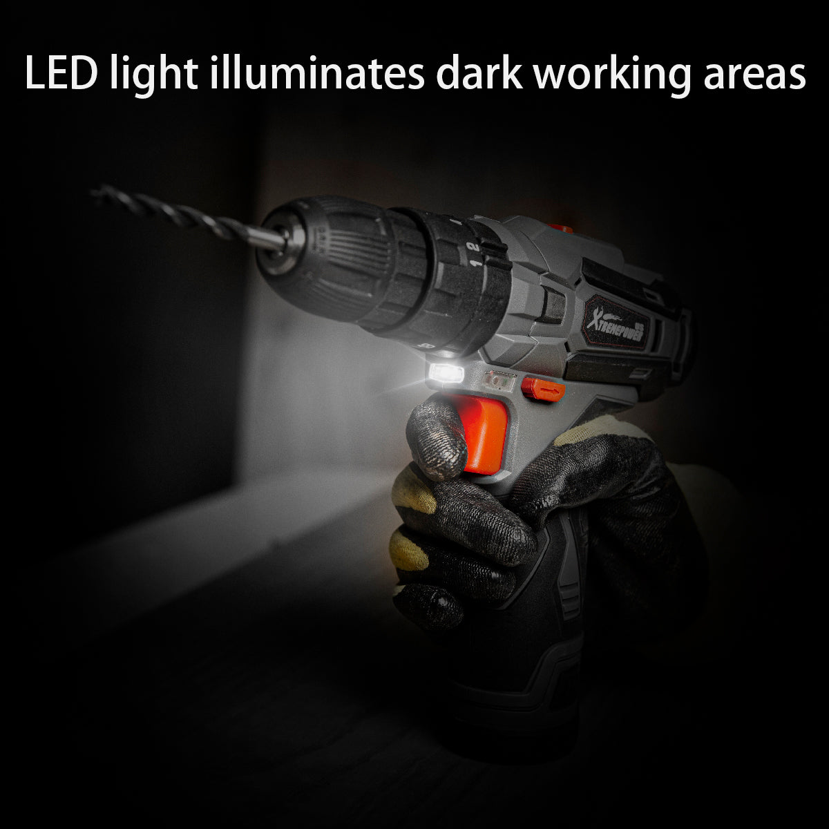 XtremepowerUS 12v Cordless Drill 2-Speed Screw Driver Set 24pcs Set with Case