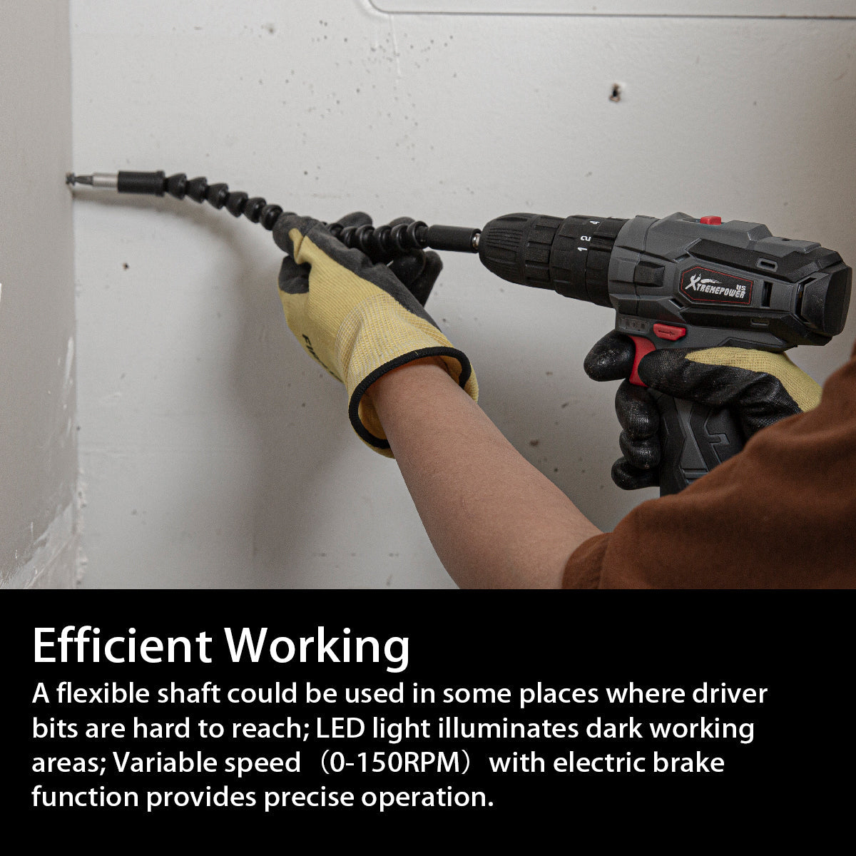 XtremepowerUS 12v Cordless Drill 2-Speed Screw Driver Set 24pcs Set with Case