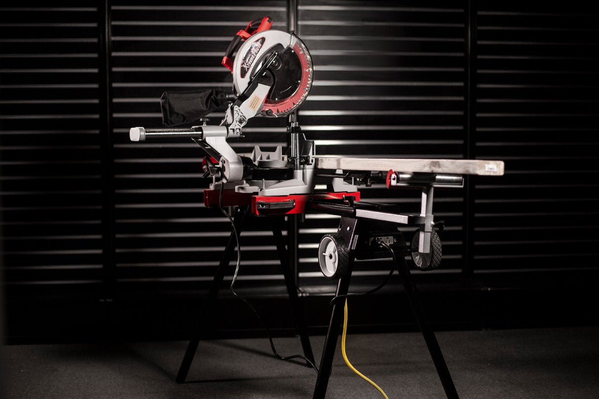 XtremepowerUS 50124 10" Corded Miter Saw Single Bevel Sliding Compound Power