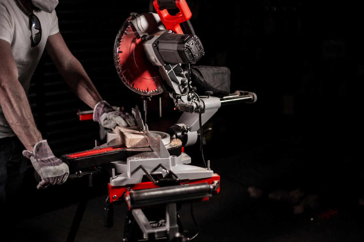 XtremepowerUS 50124 10" Corded Miter Saw Single Bevel Sliding Compound Power