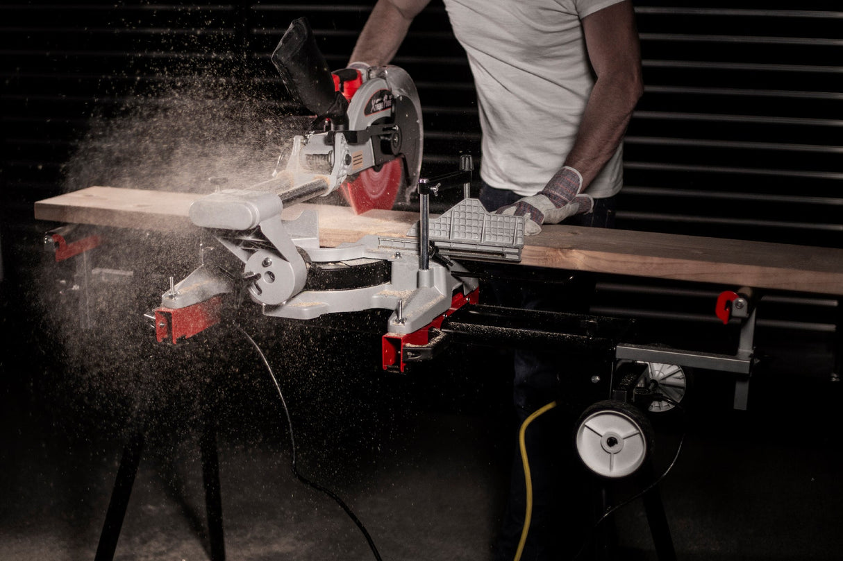 XtremepowerUS 50124 10" Corded Miter Saw Single Bevel Sliding Compound Power