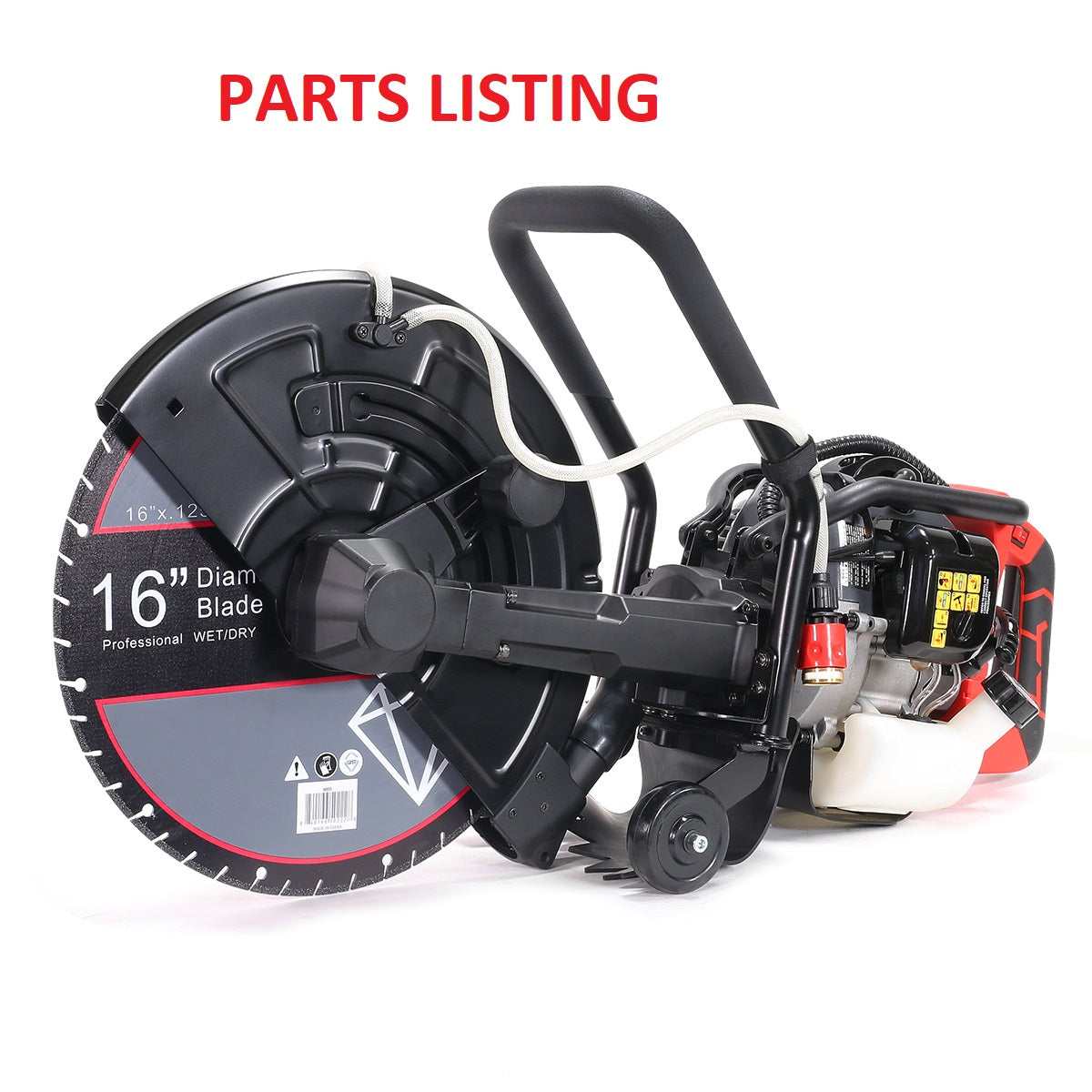 50133 PARTS LISTING CUTTER SAW 16 IN. 52CC W/ BLADE - XTREMEPOWERUS