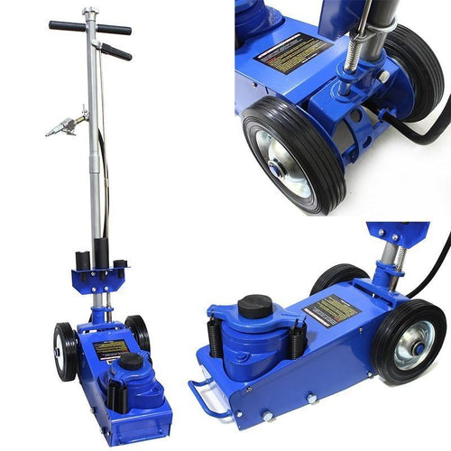 XtremepowerUS Heavy duty 22 Ton Air Hydraulic Floor Jack Wheels Lift Truck Bus