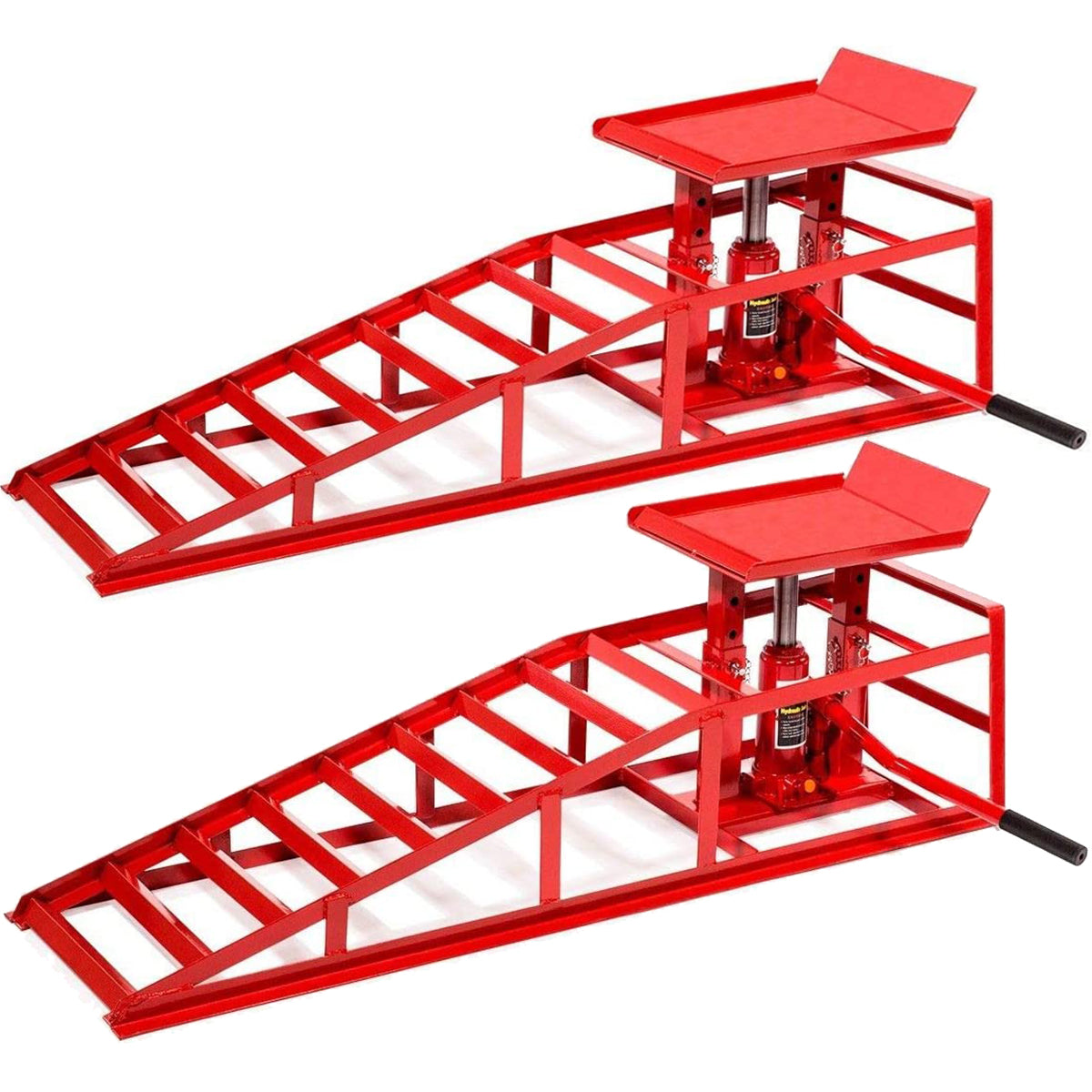 Stark USA 2-Pieces Auto Car truck Service Ramp Lift Heavy Duty Hydraulic Lift