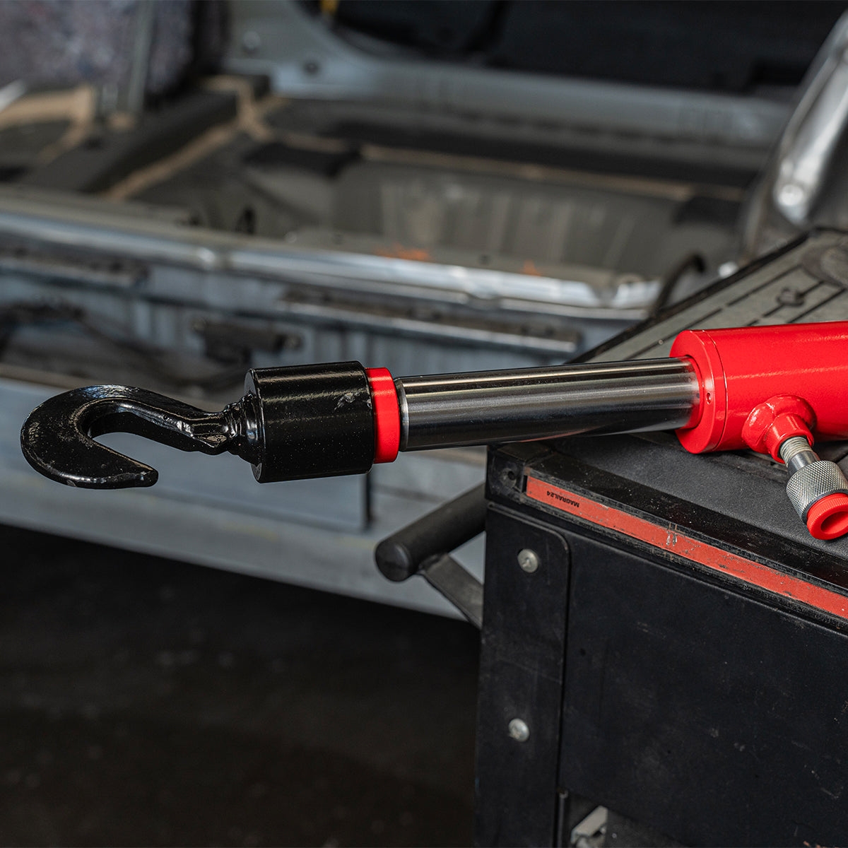 XtremepowerUS 10 Ton Hydraulic Pull Back Ram Porta Power Frame Machine Puller