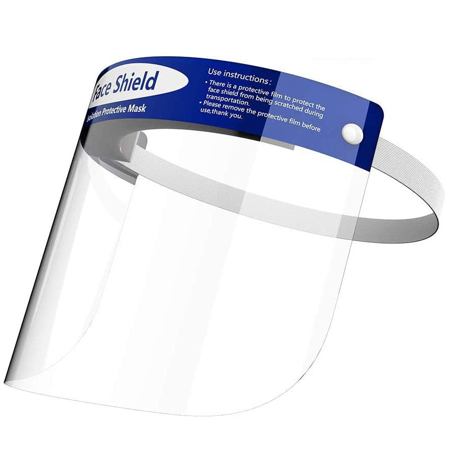 NEW Safety Full Face Shield Clear Protector Work Industry Dental Anti-Fog 4pcs