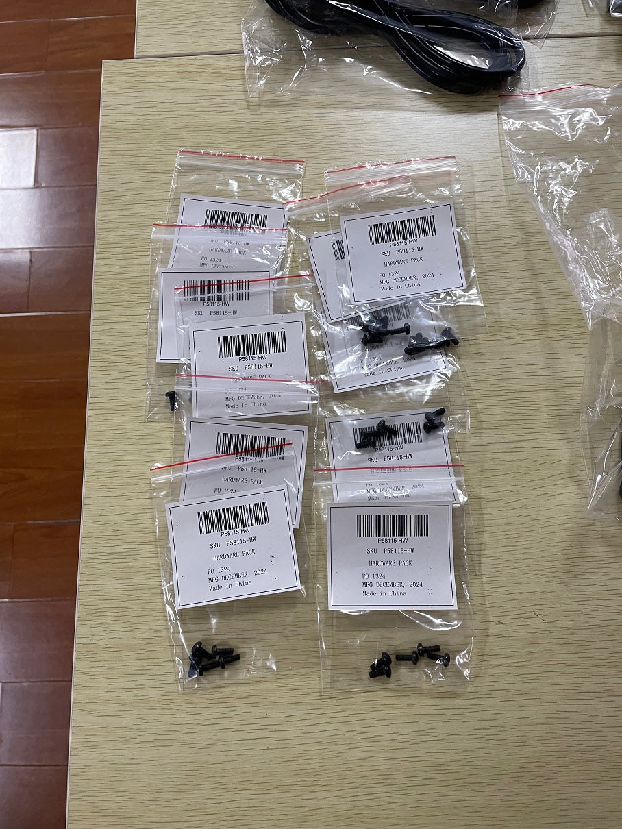 58115 PARTS LISTING PALLET JACK LI-ION 3300 LBS SET OF 2