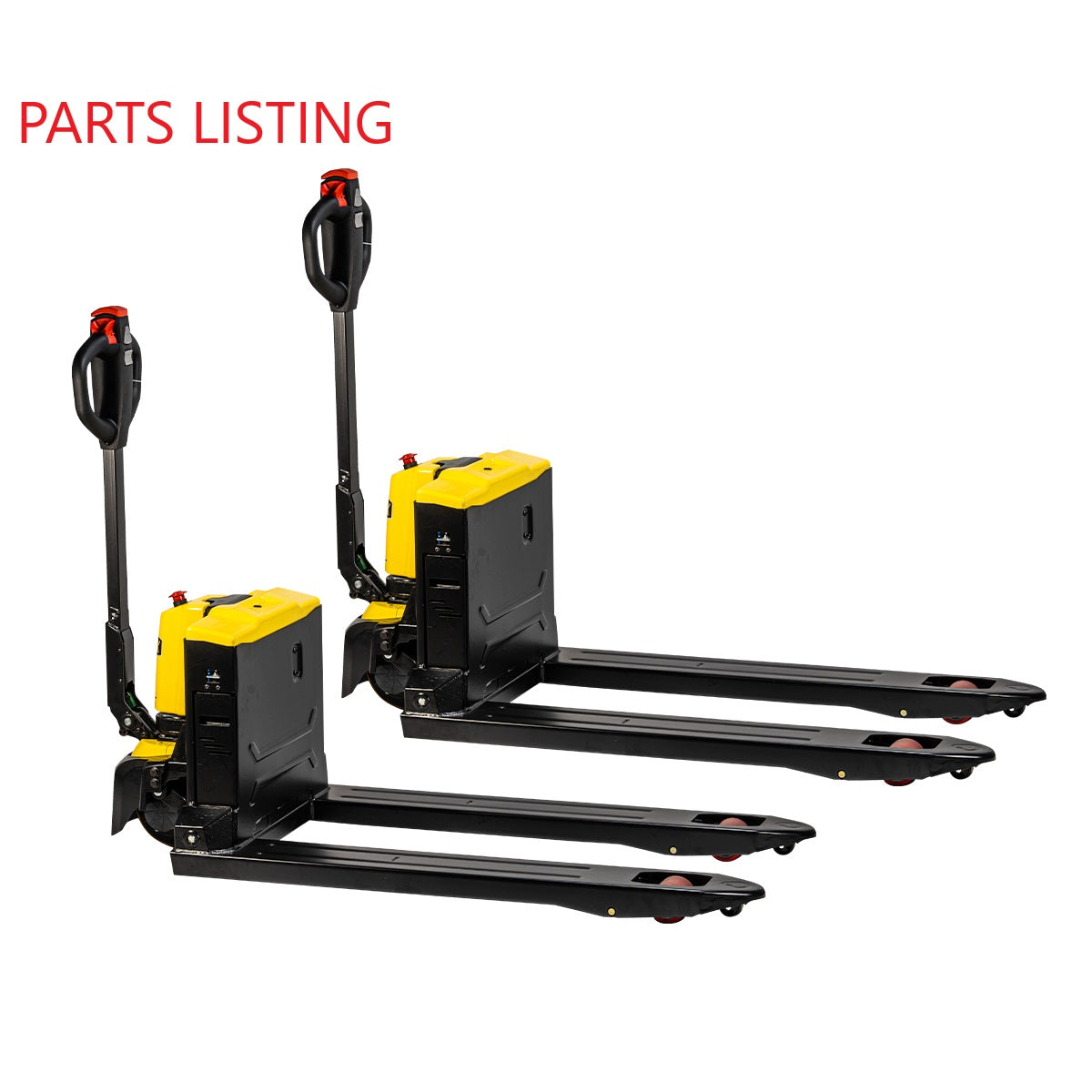 58115 PARTS LISTING PALLET JACK LI-ION 3300 LBS SET OF 2