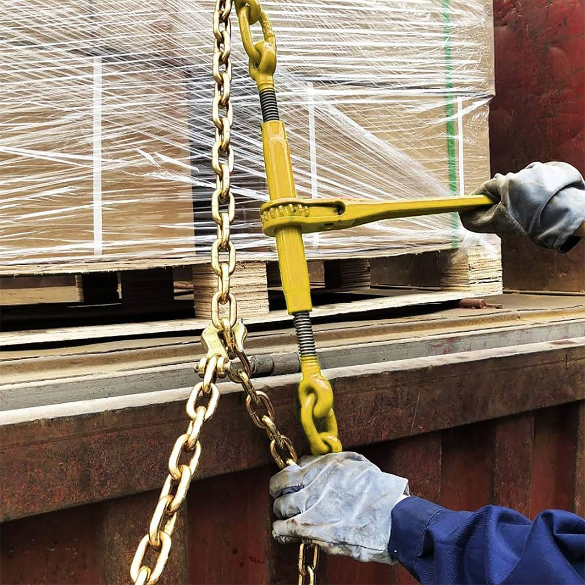 Stark USA Ratchet Load Binders Binder 5/16" 3/8" - Boomer Chain Equipment Tie