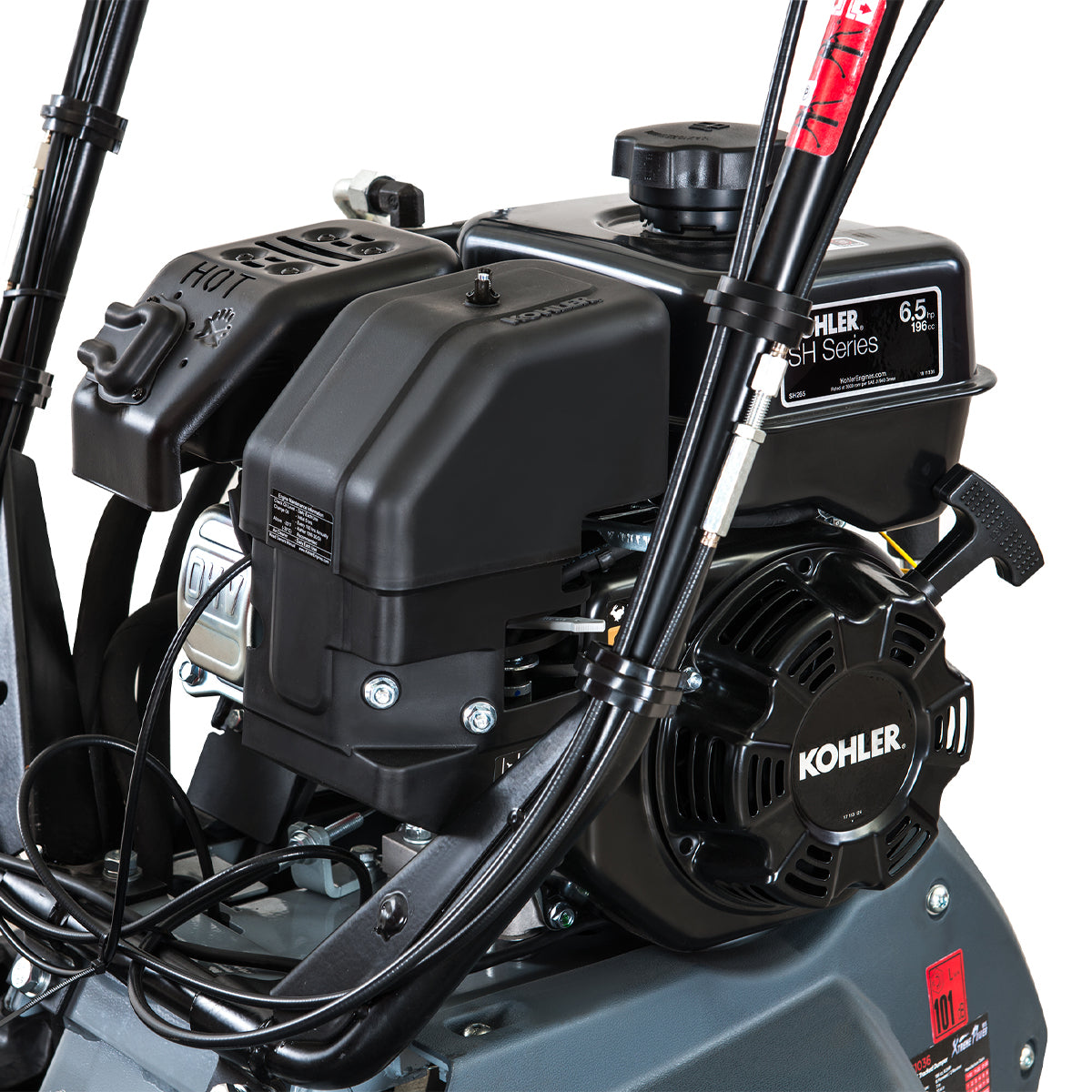 XtremepowerUS 6.5HP All Terrain Wheelbarrow Barrow Hydraulic Assist Track Wheel