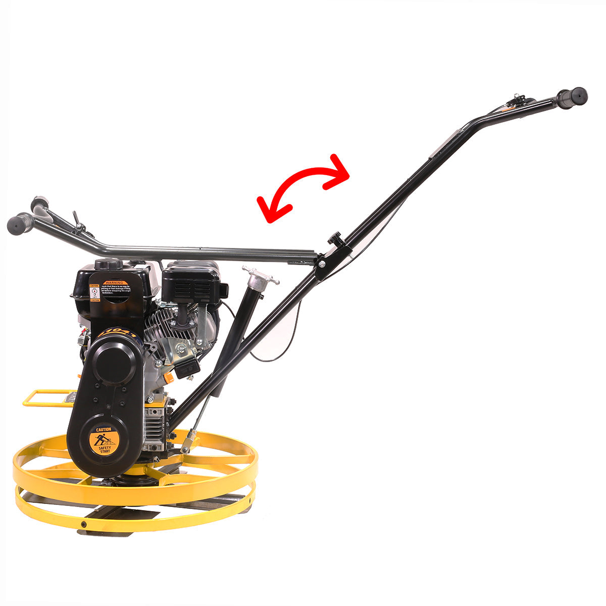 Stark USA 6.5HP Walk-Behind Cement Trowel 22" Float Pan Blade 196cc Gas-Powered Smooth Concrete Surface Finisher