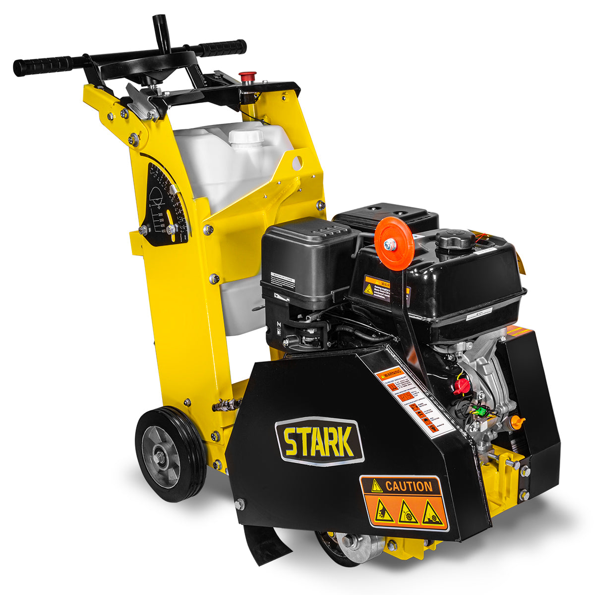 Stark USA 14.0HP Walk Behind Concrete Cut Off Saw G420 Gas-Powered w/ Water Tank