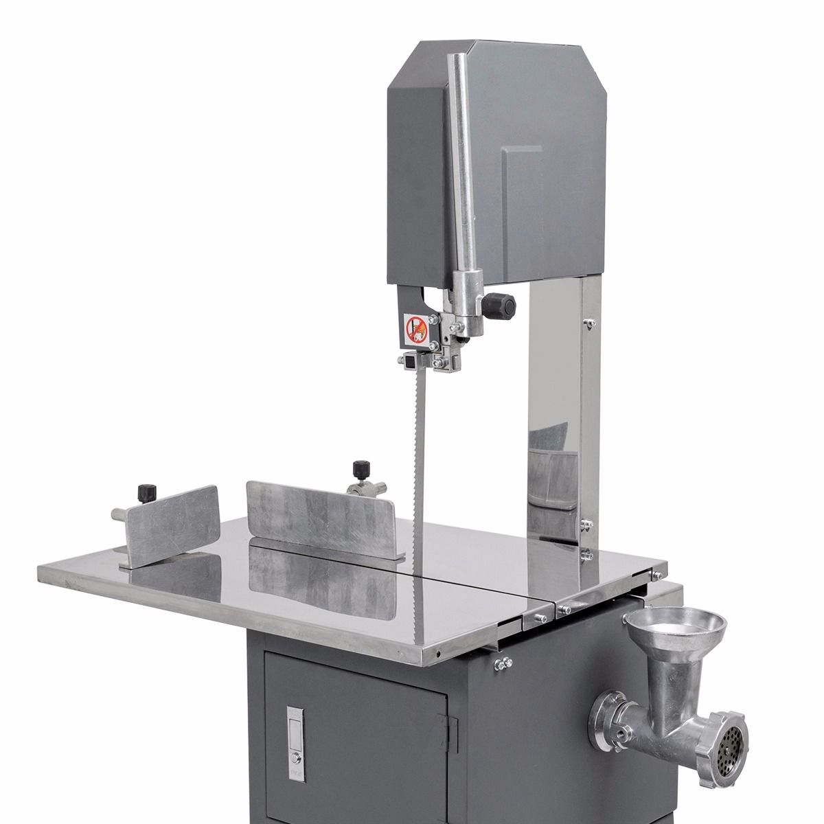 Stark USA 500W 2-n-1 Commercial Butcher Band Saw Machine Sausage Stuffer 2 Blade