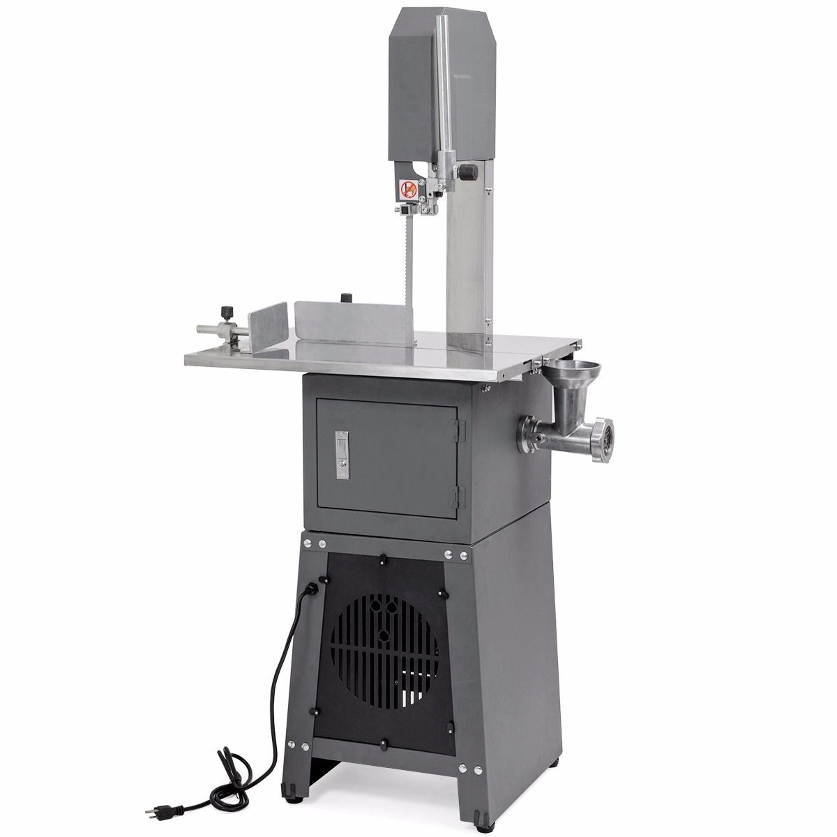 Stark USA 500W 2-n-1 Commercial Butcher Band Saw Machine Sausage Stuffer 2 Blade
