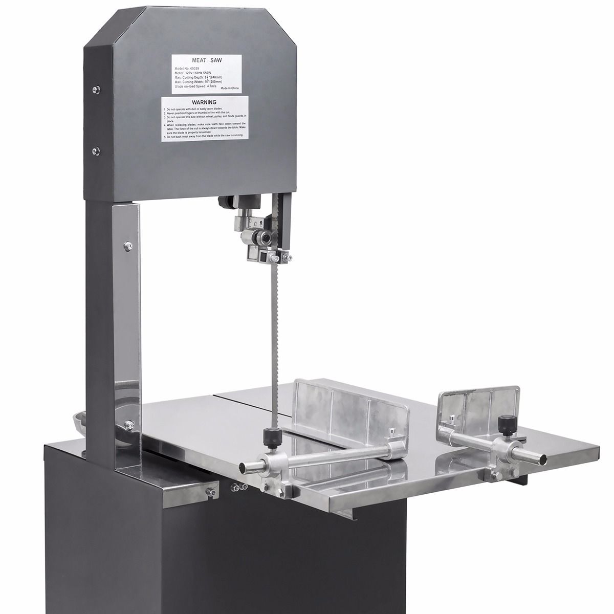 Stark USA 500W 2-n-1 Commercial Butcher Band Saw Machine Sausage Stuffer 2 Blade