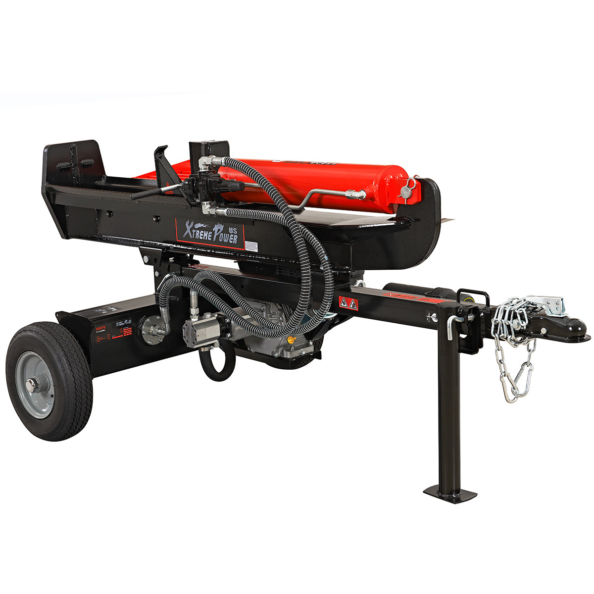 XtremepowerUS 30-Ton Dual Position Log Splitter Gas-Powered 196cc W/ Auto Return