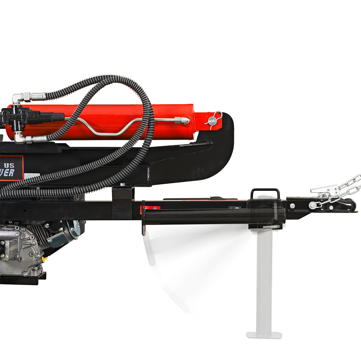 XtremepowerUS 30-Ton Dual Position Log Splitter Gas-Powered 196cc W/ Auto Return