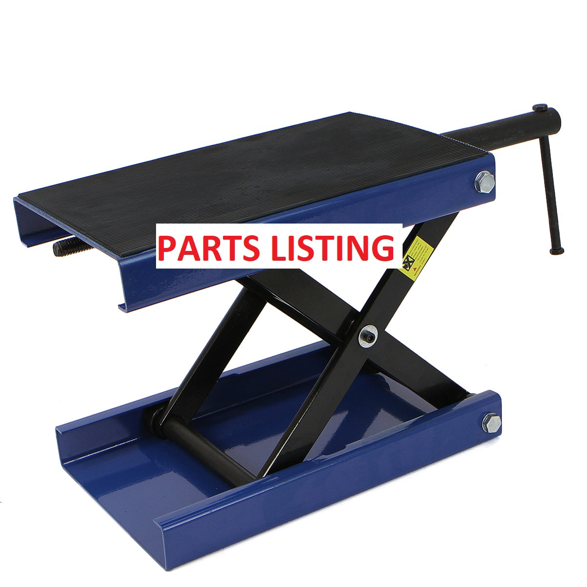 65127 Motorcycle Lift PARTS LISTING