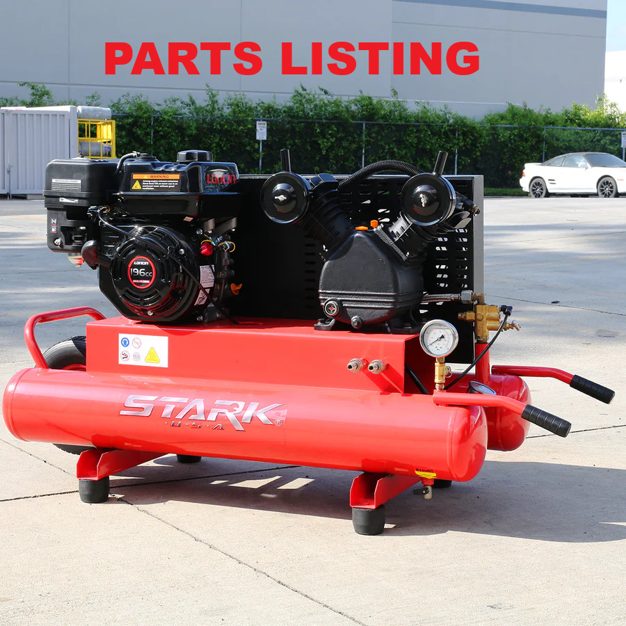 65152 AIR COMPRESSOR 6.5HP 10GAL GAS - STARK PARTS LISTING