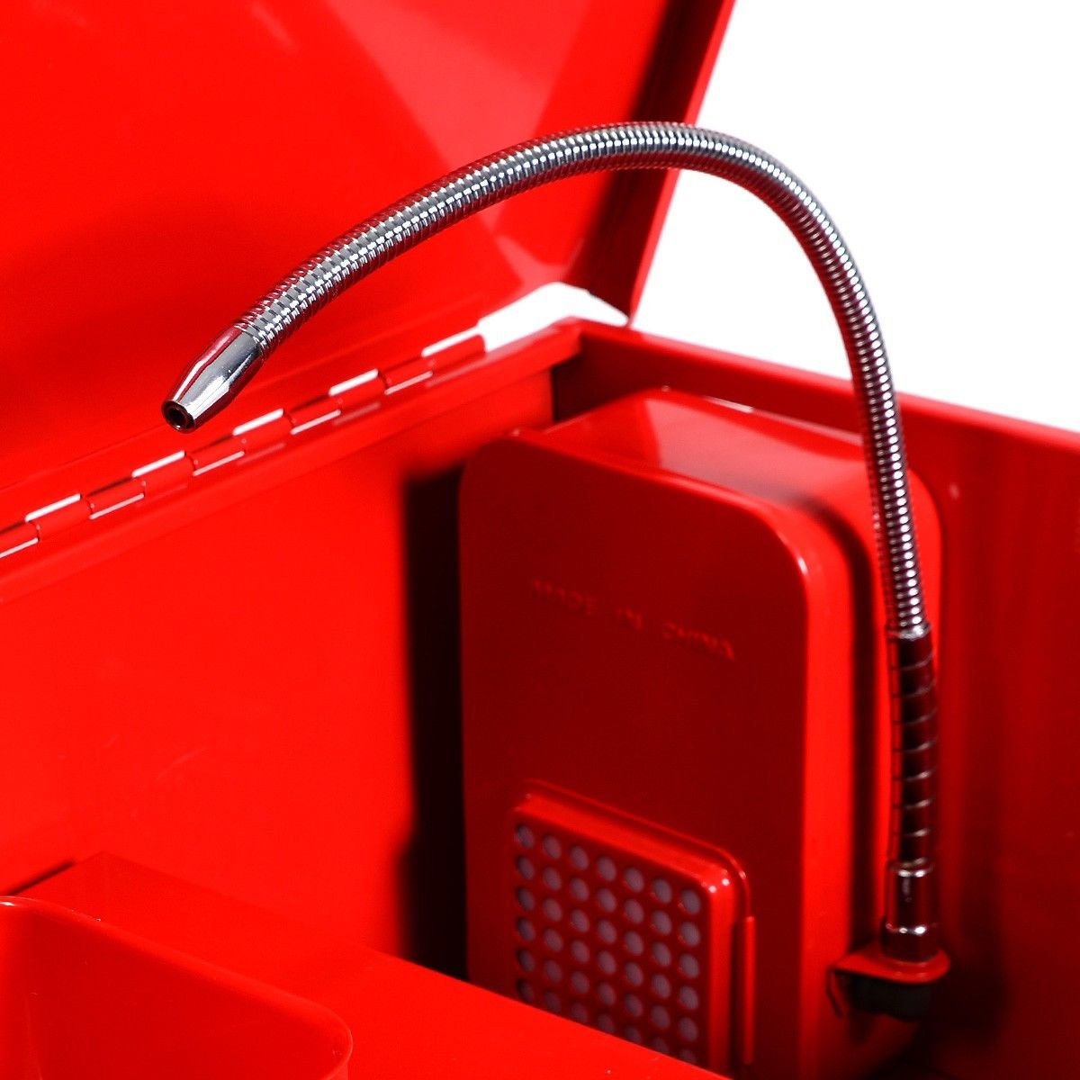 Stark USA 40 Gallon Parts Washer Electric Commercial Solvent Pump w/  Shelf Tank