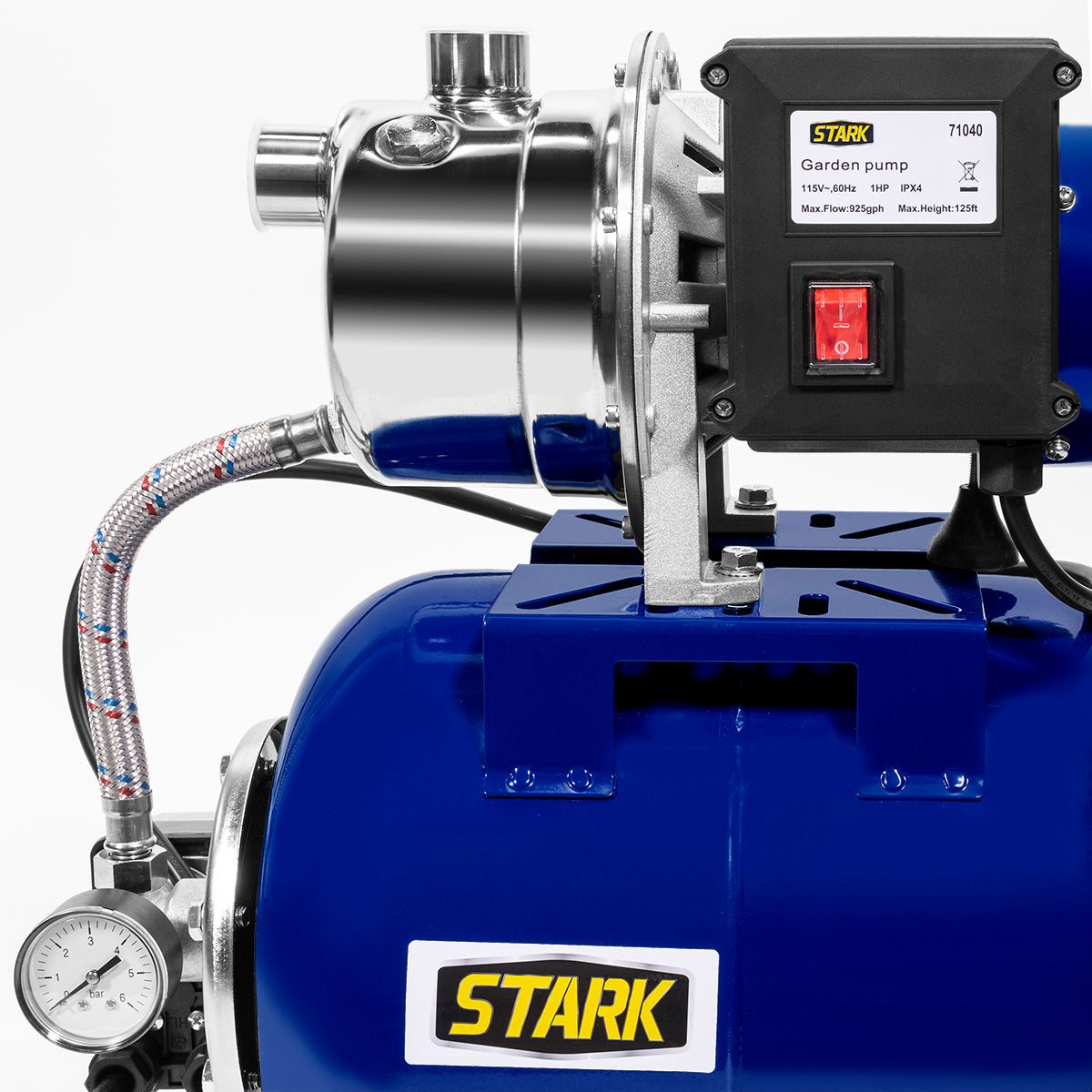 XtremepowerUS Water Jet Pump Shallow Well Fountain Garden Lawn