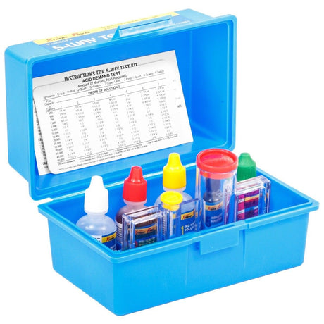 XtremepowerUS 5 Way Swimming Pool Spa Water Chemical Test Kit CHLORINE BROMINE