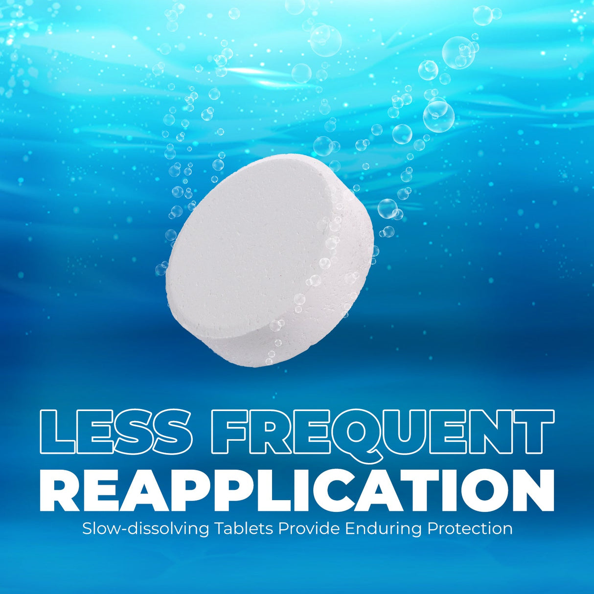 Xtremeclear 3" Stabilized Chlorine Tablets 10 Pounds Swimming Pool Hot Tub Spa