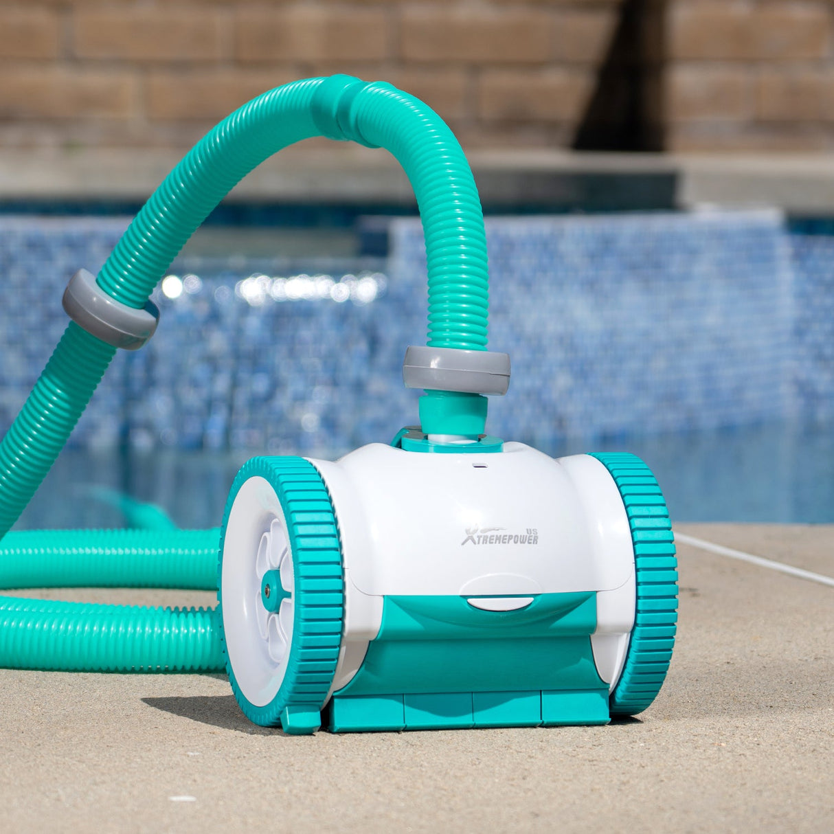 Automatic Suction Pool Cleaner Include Hose Wall Climb for Inground Swimming Pool