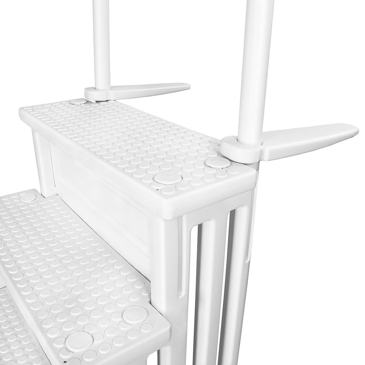 XtremepowerUS Above Ground Swimming Pool Step Ladder Heavy Duty System Entry