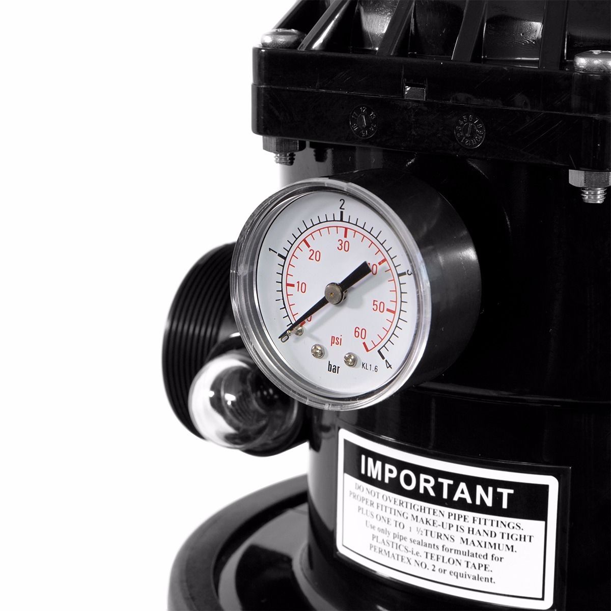 XtremepowerUS 16" Sand Filter Swimming Pool Inground Above Ground + 7 Way Valve