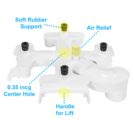 XtremepowerUS Replacement DE Filter Top Collector Manifold Air Relief