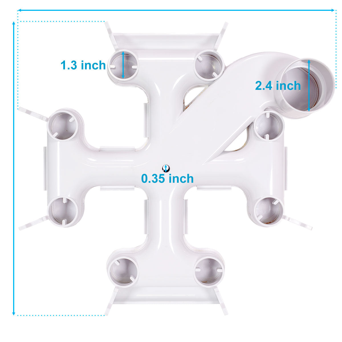 XtremepowerUS Replacement DE Filter Top Collector Manifold Air Relief